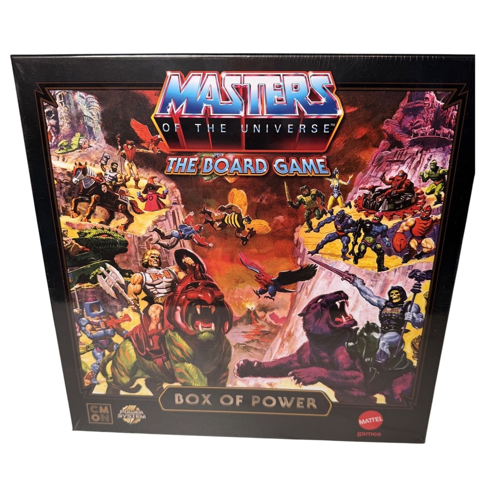Masters of the Universe Board Game Box of Power Expansion CMON *Factory Sealed*